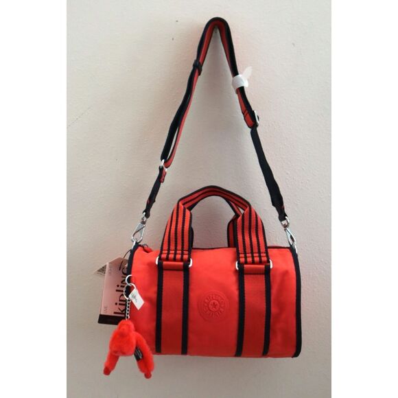 Kipling KI6338-9KX Almost Coral Katina Crossbody/Shoulder Strap Barrel Bag - Picture 15 of 16